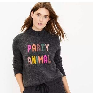 LOFT - PARTY ANIMAL sweater